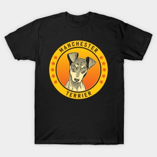 Manchester Terrier Dog Portrait T-Shirt